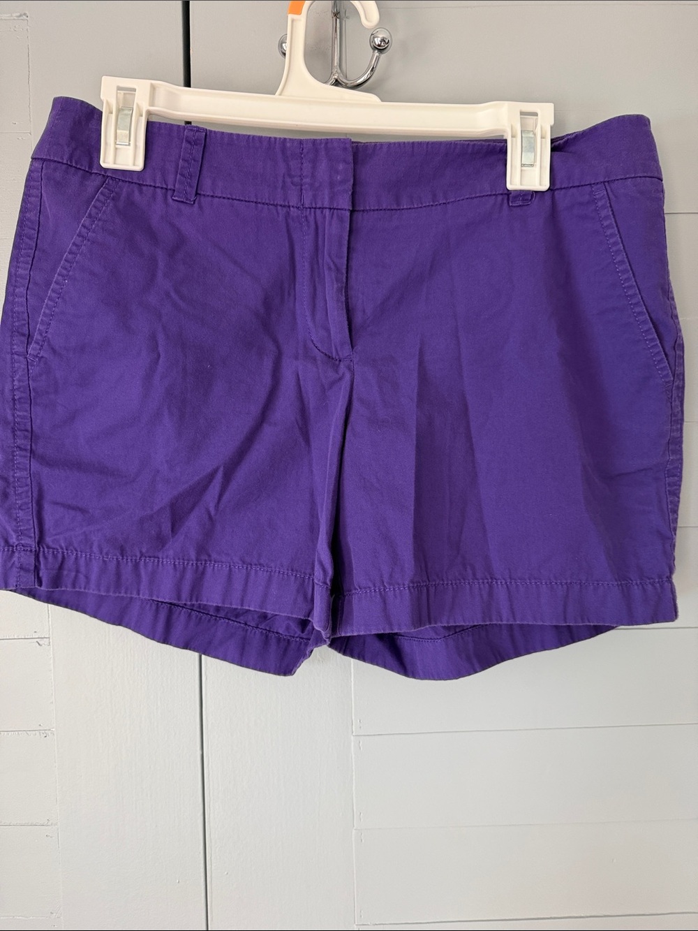 J. Crew Factory Purple Cotton 5” Shorts